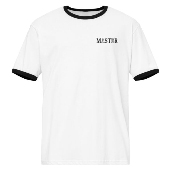 unisex-ringer-t-shirt-white-black-front-69f26c76de5a2.jpg MASTER Uniform Ringer